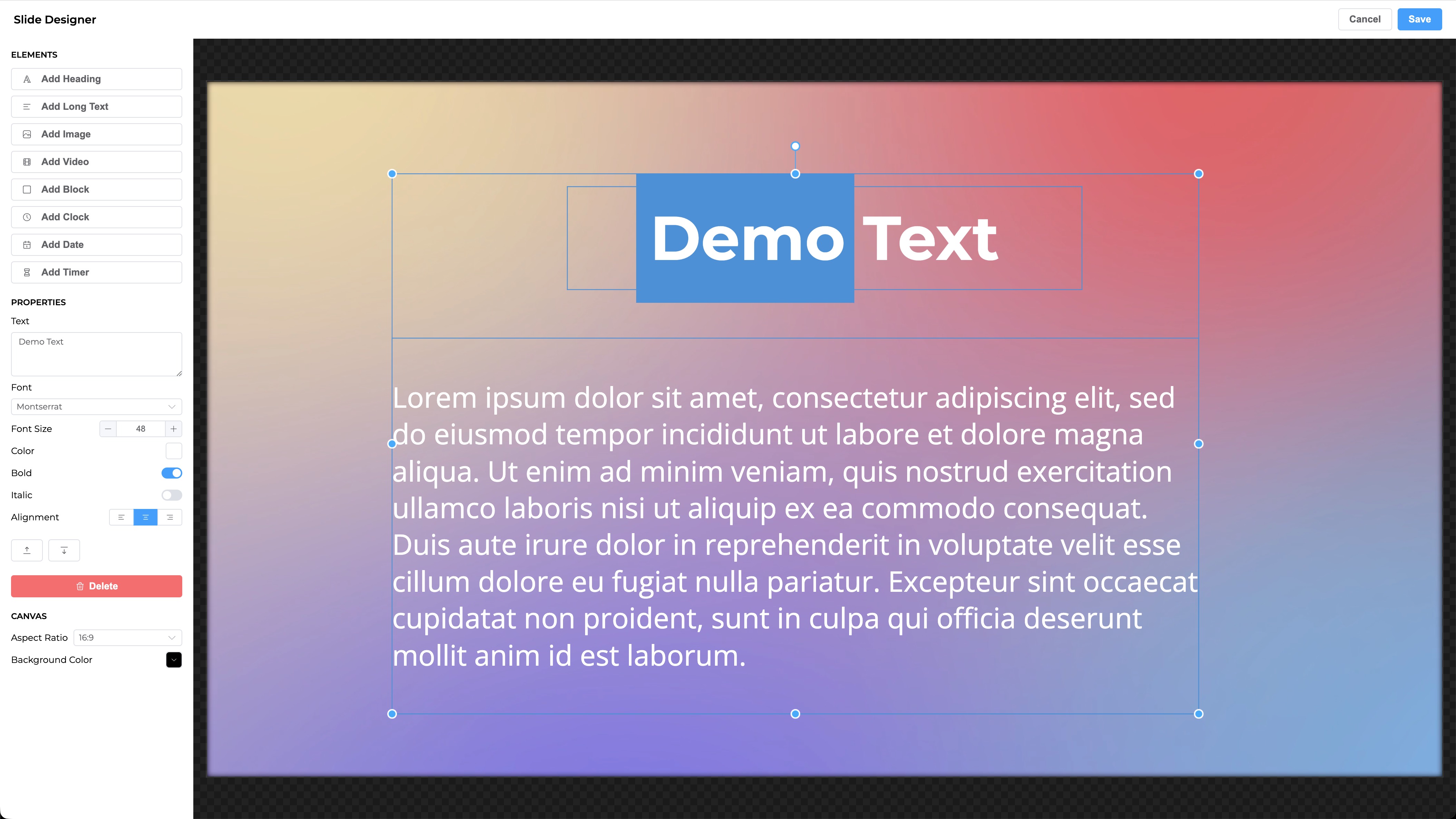 DotPresenter slide editor and sermon verse plan